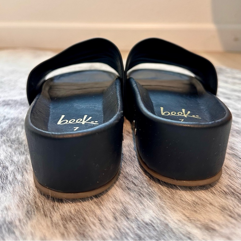 beek PELICAN Leather Slide Sandals - Picture 4 of 8